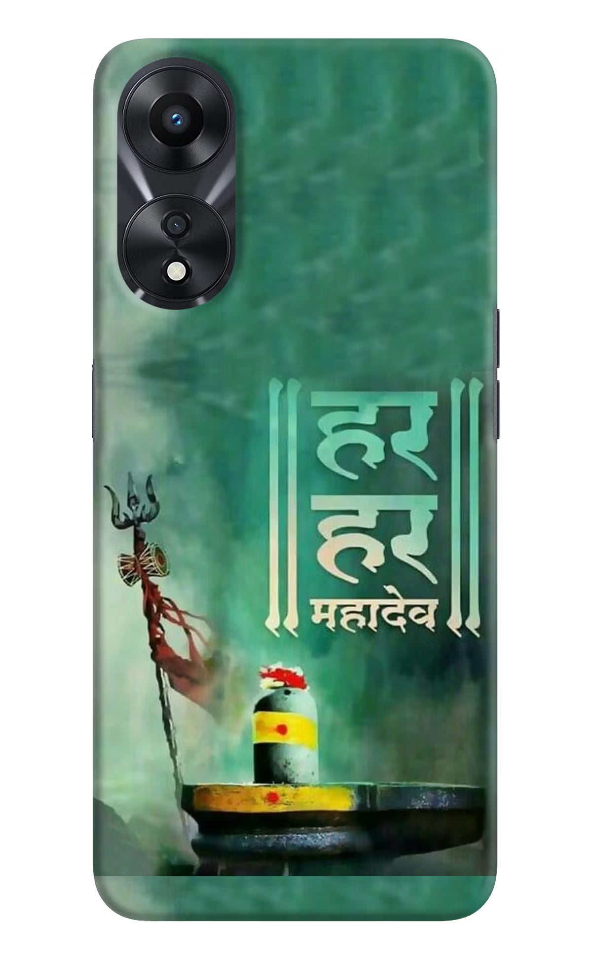 Har Har Mahadev Shivling Oppo A78 5G Hard Case Back Cover by Casekaro