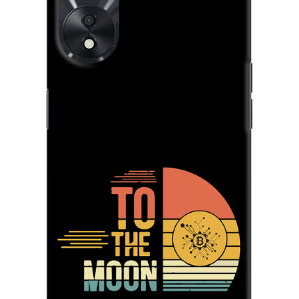 To the Moon Oppo A78 5G Hard Case Back Cover by Casekaro