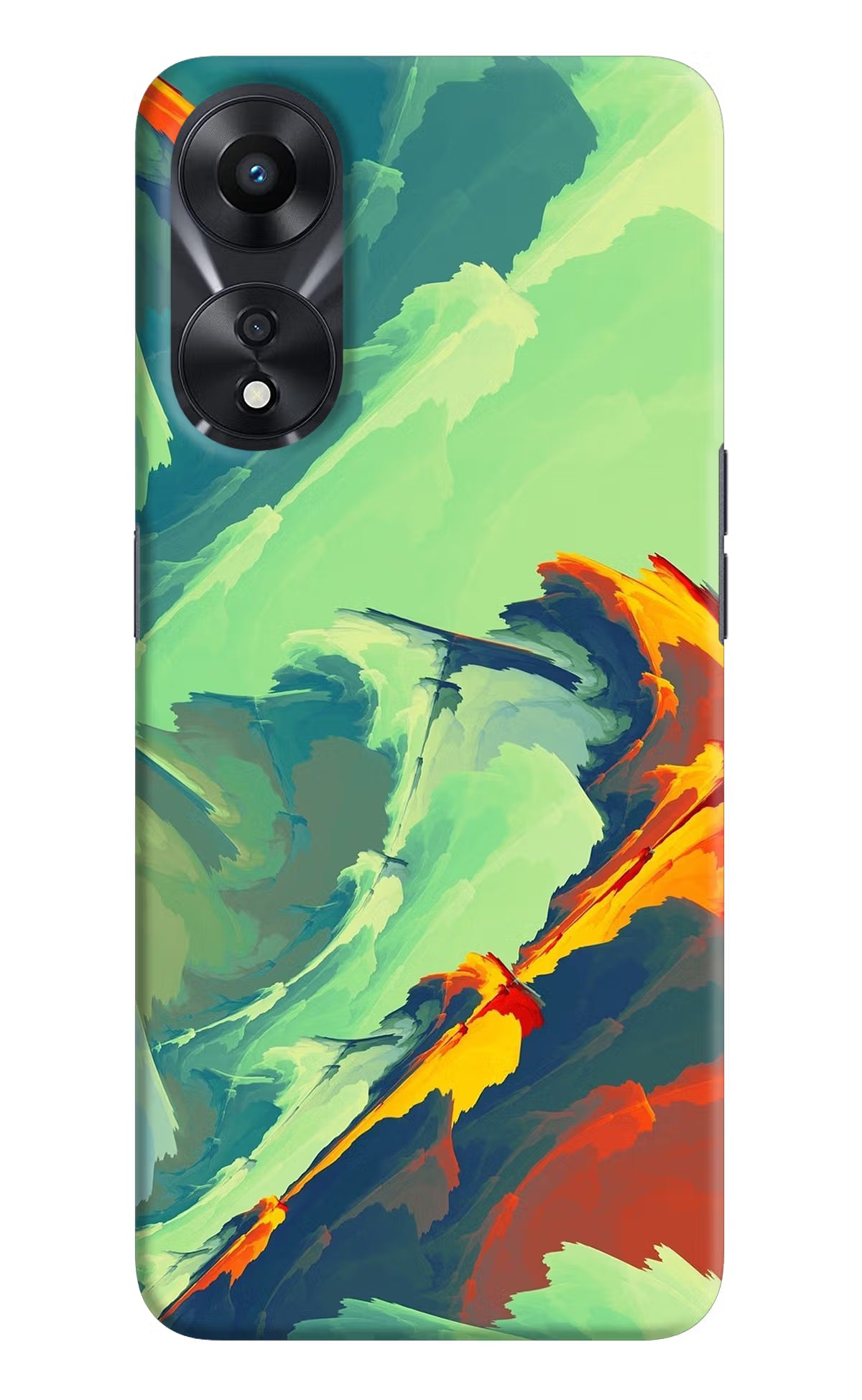 Paint Art Oppo A78 5G Hard Case Back Cover by Casekaro