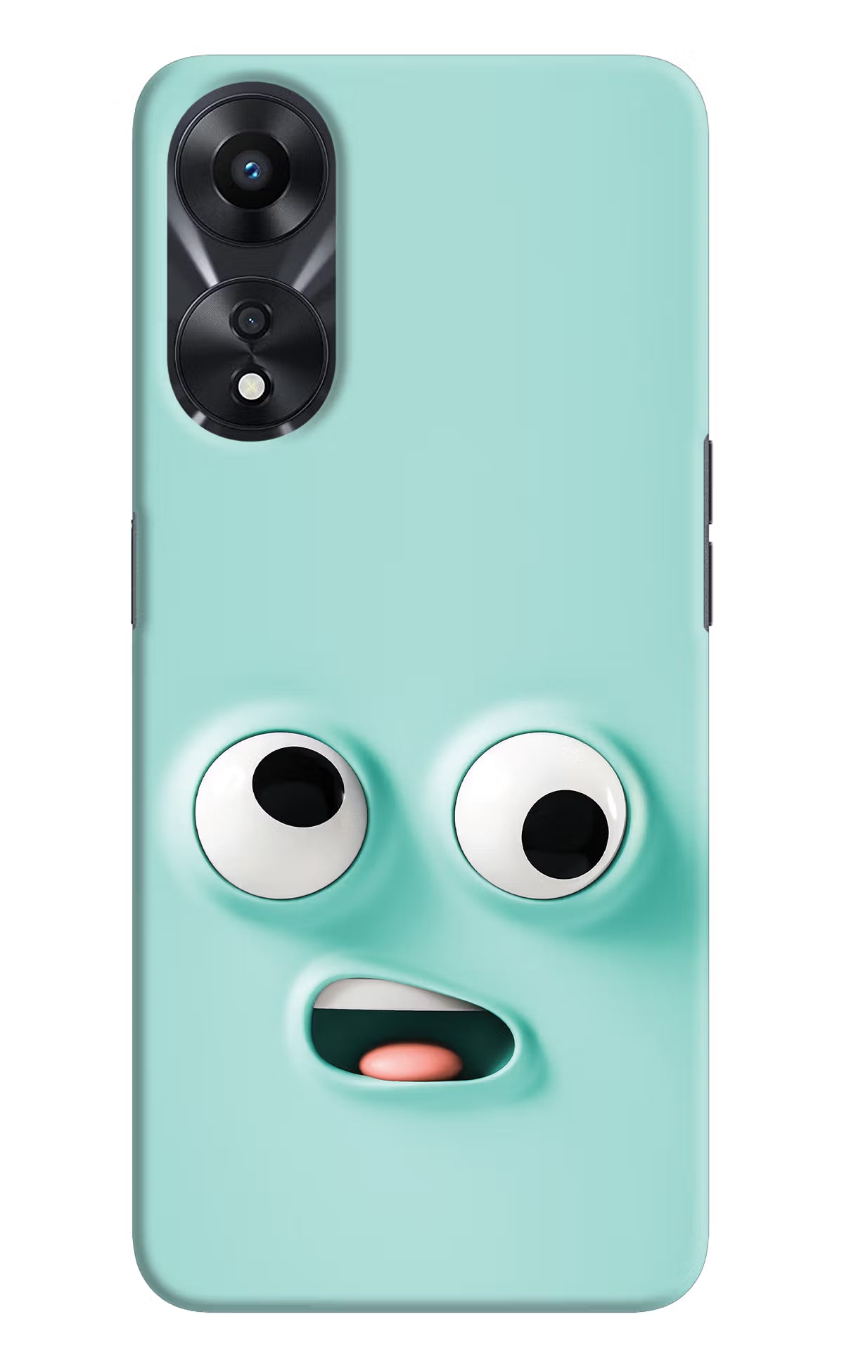 Funny Cartoon Oppo A78 5G Hard Case Back Cover by Casekaro