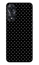 White Dots Oppo A78 5G Hard Case Back Cover by Casekaro