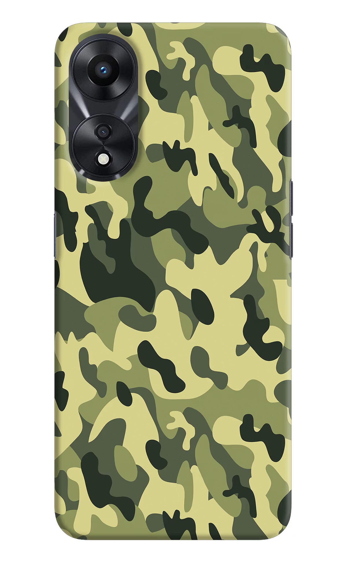 Camouflage Oppo A78 5G Hard Case Back Cover by Casekaro