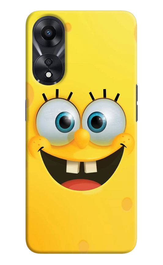 Sponge 1 Oppo A78 5G Hard Case Back Cover by Casekaro