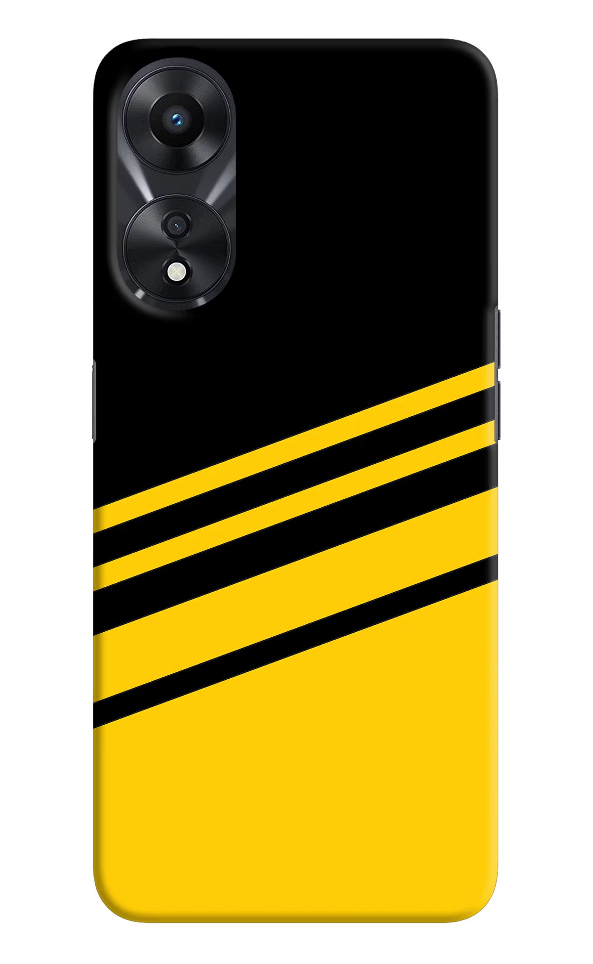 Yellow Shades Oppo A78 5G Hard Case Back Cover by Casekaro