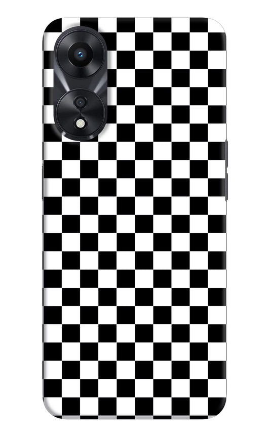 Chess Board Oppo A78 5G Hard Case Back Cover by Casekaro