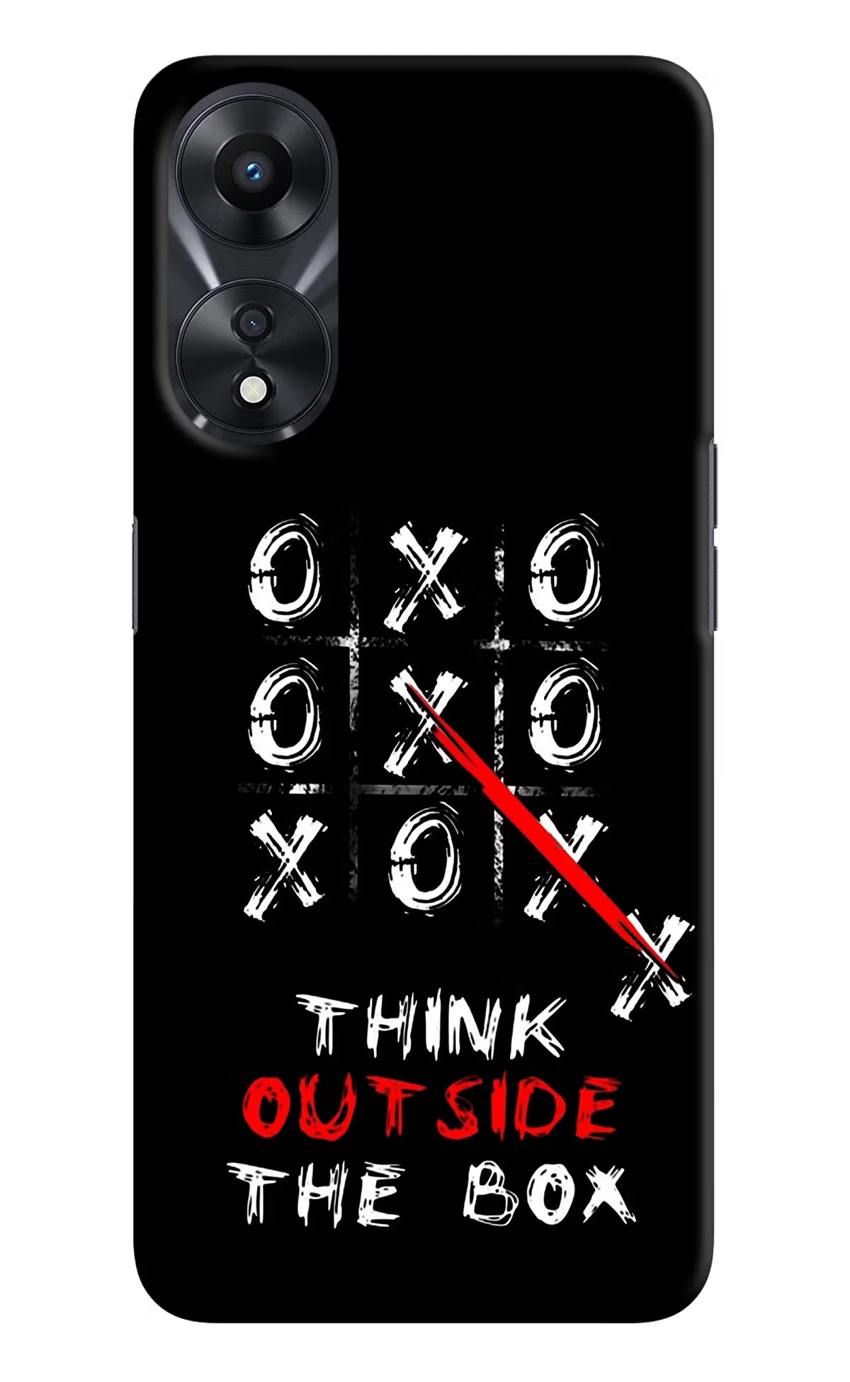 Think out of the BOX Oppo A78 5G Hard Case Back Cover by Casekaro