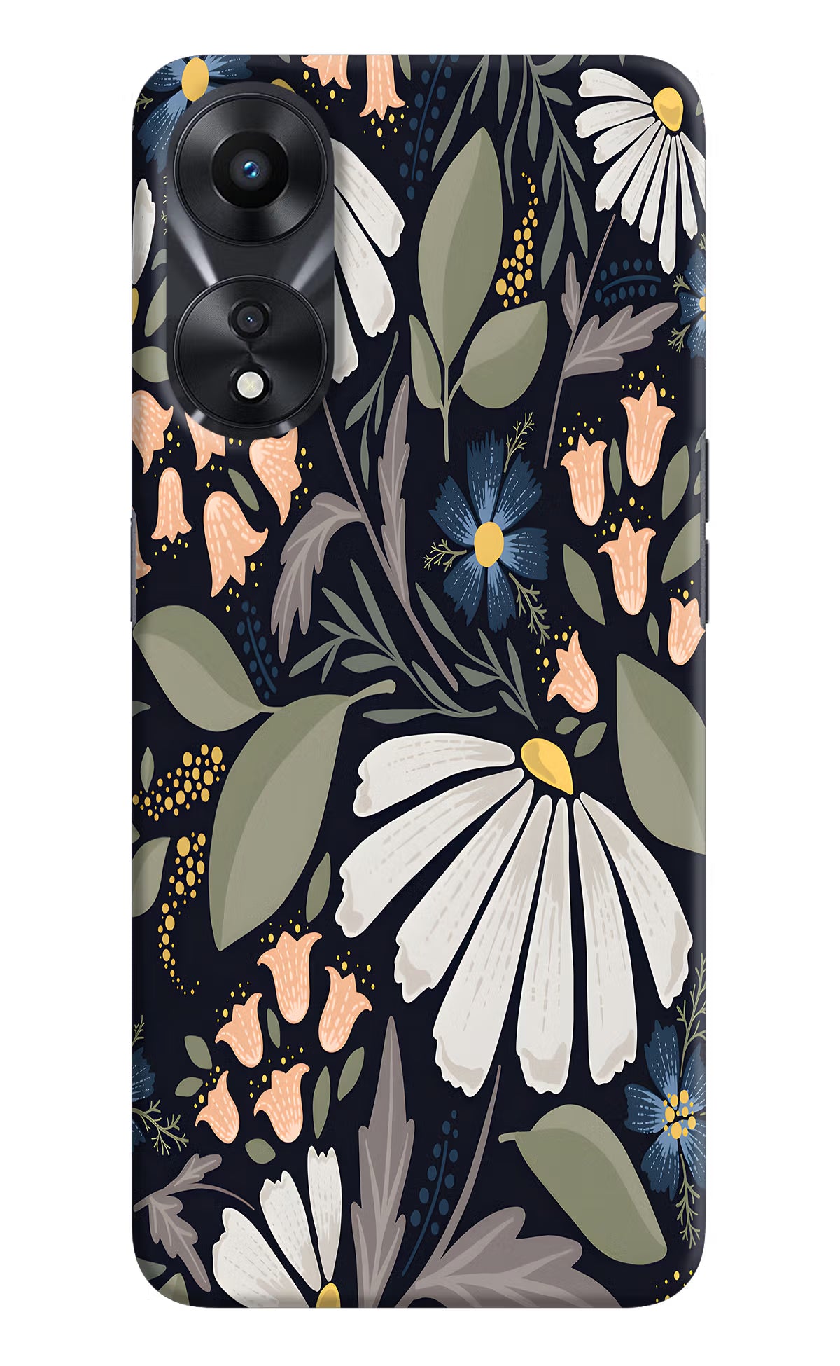 Flowers Art Oppo A78 5G Hard Case Back Cover by Casekaro