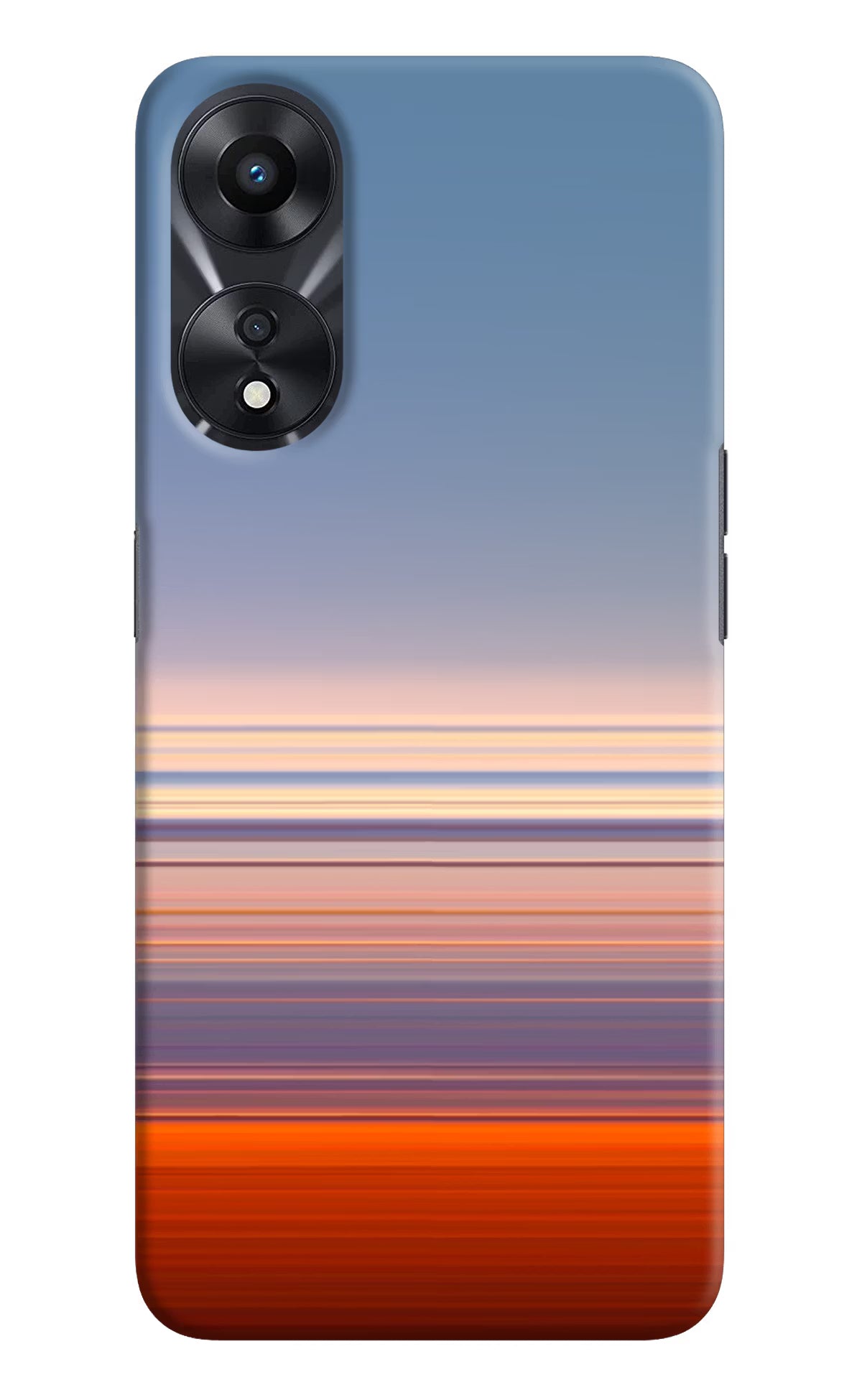 Morning Colors Oppo A78 5G Hard Case Back Cover by Casekaro