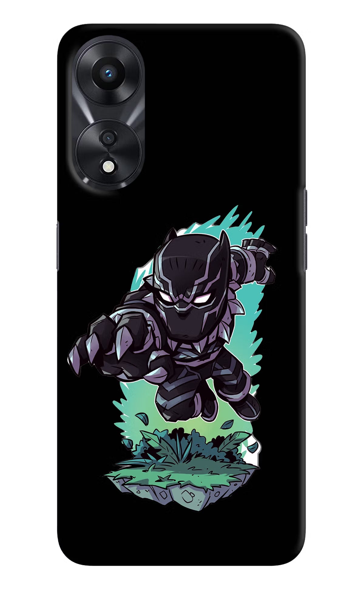 Black Panther Oppo A78 5G Hard Case Back Cover by Casekaro