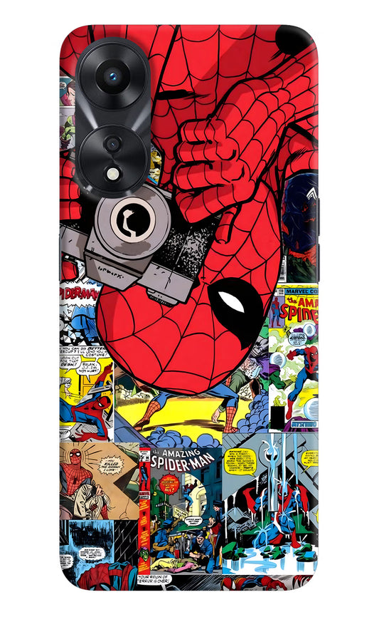Spider Man Oppo A78 5G Hard Case Back Cover by Casekaro