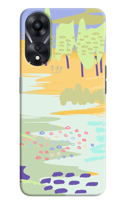 Scenery Oppo A78 5G Hard Case Back Cover by Casekaro