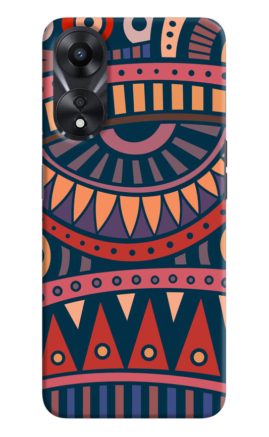 African Culture Design Oppo A78 5G Hard Case Back Cover by Casekaro