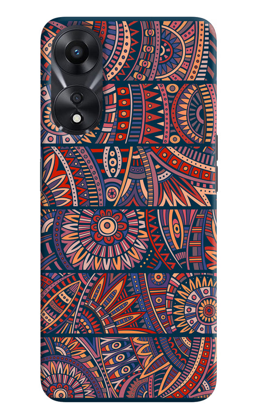 African Culture Design Oppo A78 5G Hard Case Back Cover by Casekaro