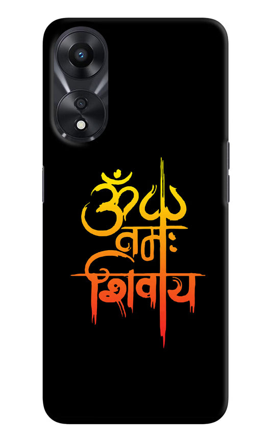 Om Namah Shivay Oppo A78 5G Hard Case Back Cover by Casekaro