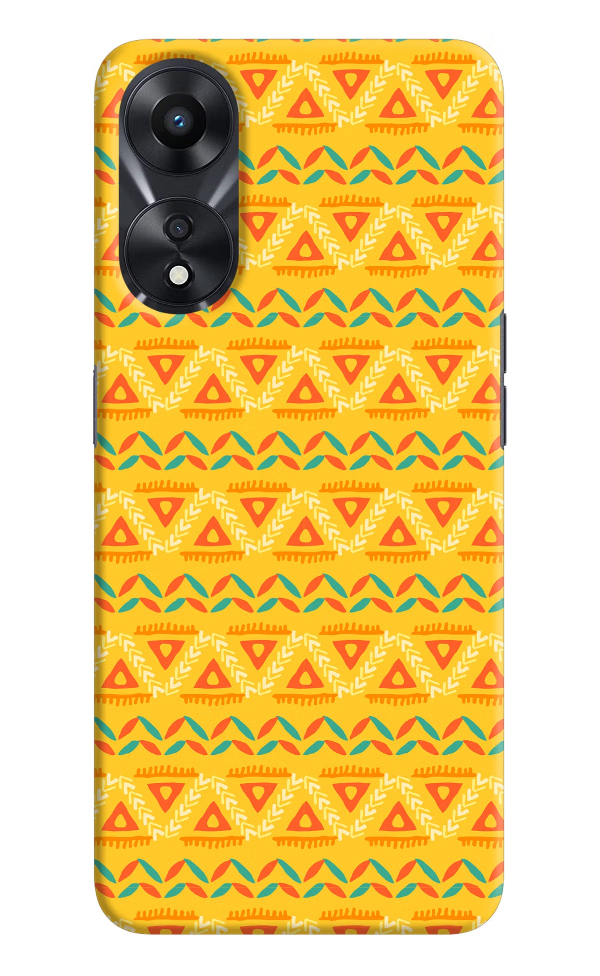 Tribal Pattern Oppo A78 5G Hard Case Back Cover by Casekaro