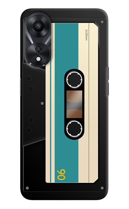 Cassette Oppo A78 5G Hard Case Back Cover by Casekaro