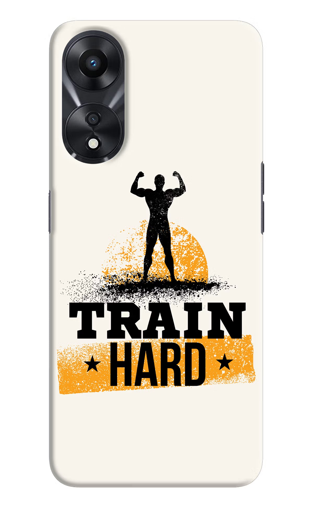 Train Hard Oppo A78 5G Hard Case Back Cover by Casekaro