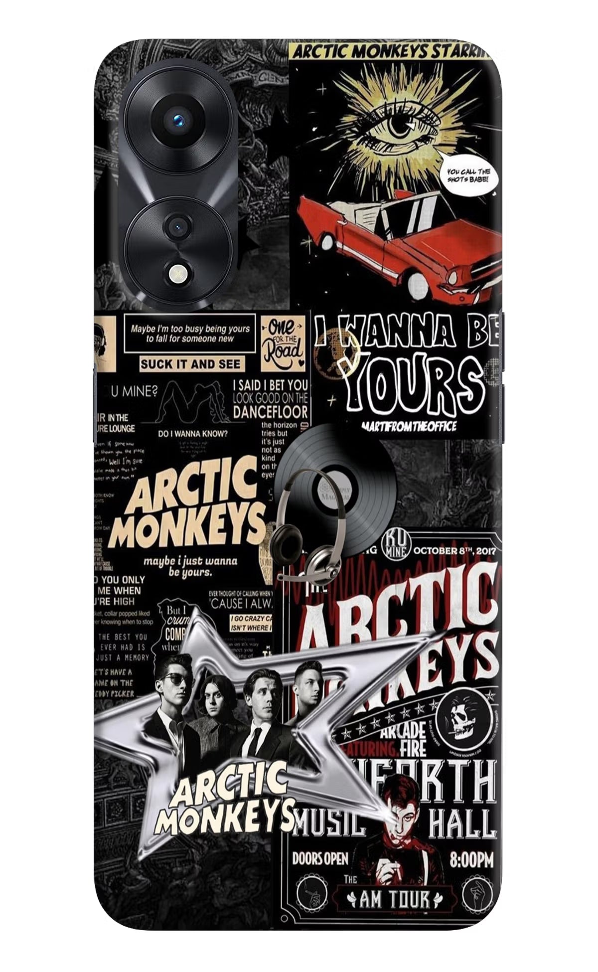 Arctic Monkeys Oppo A78 5G Hard Case Back Cover by Casekaro
