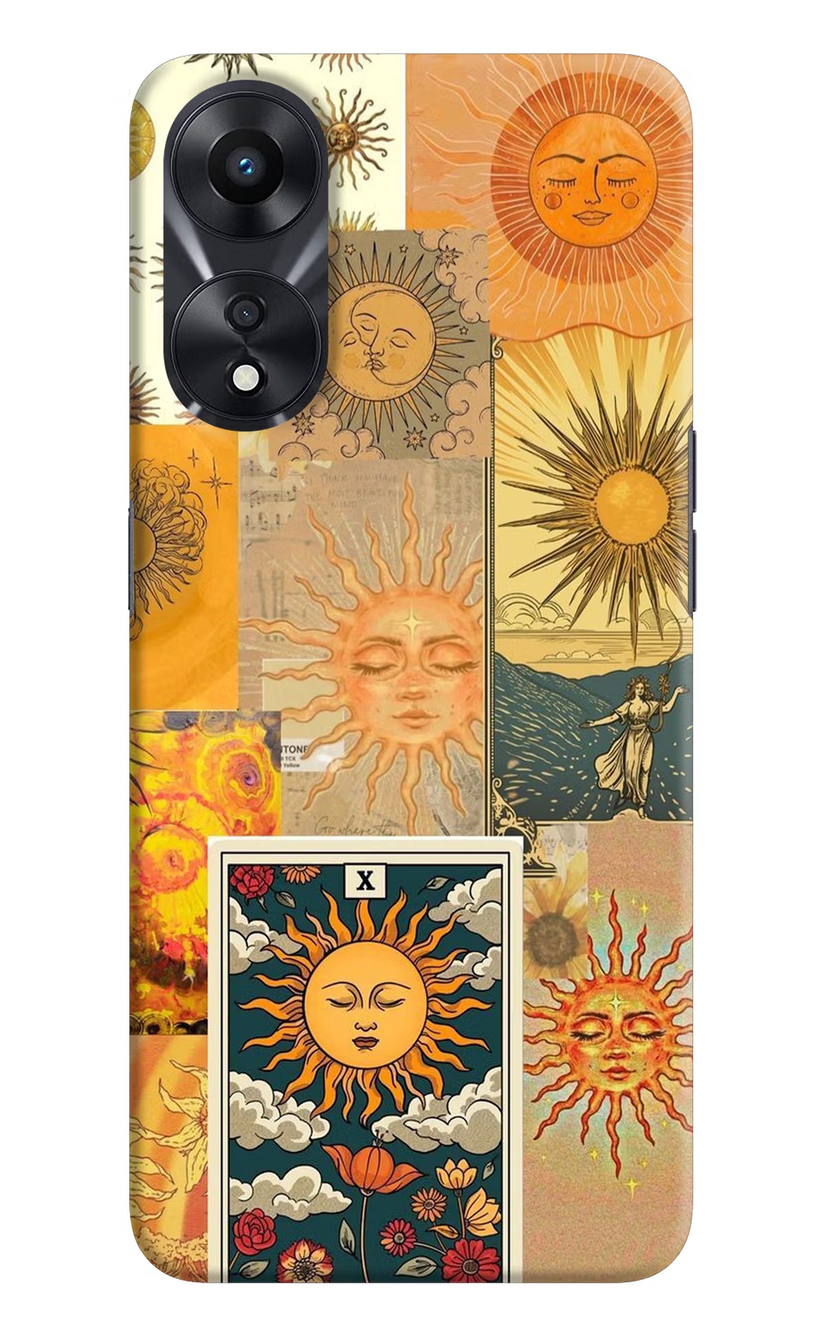 Sun Oppo A78 5G Hard Case Back Cover by Casekaro