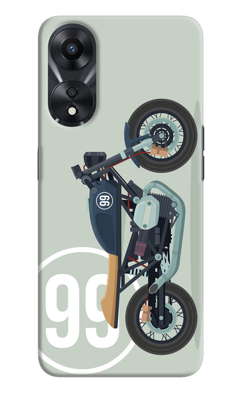Classic Cafe Racer 99 Oppo A78 5G Back Cover