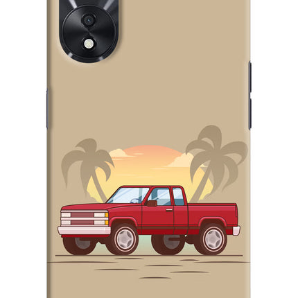Desert Classic Drive Oppo A78 5G Hard Case Back Cover by Casekaro