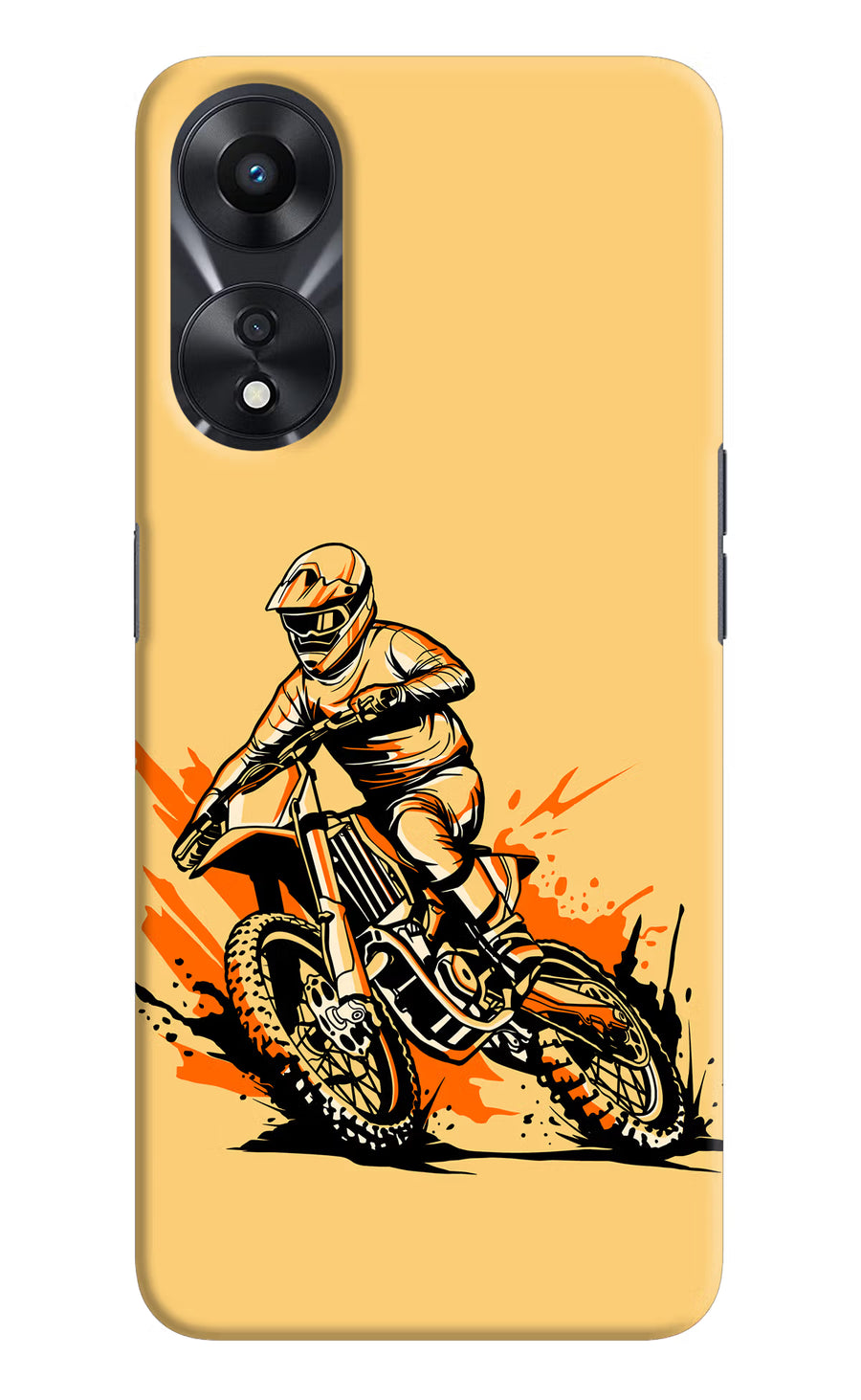 Off-Road Fury Oppo A78 5G Back Cover, Hard case