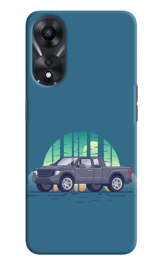 Retro Garage Vibe Oppo A78 5G Hard Case Back Cover by Casekaro