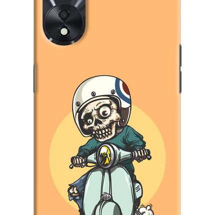Undead Biker Oppo A78 5G Hard Case Back Cover by Casekaro