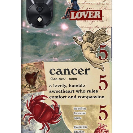 Cancer Zodiac Oppo A78 5G Hard Case Back Cover by Casekaro