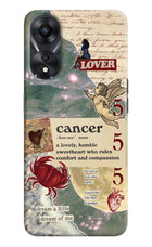 Cancer Zodiac Oppo A78 5G Hard Case Back Cover by Casekaro
