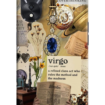 Virgo Zodiac Oppo A78 5G Hard Case Back Cover by Casekaro