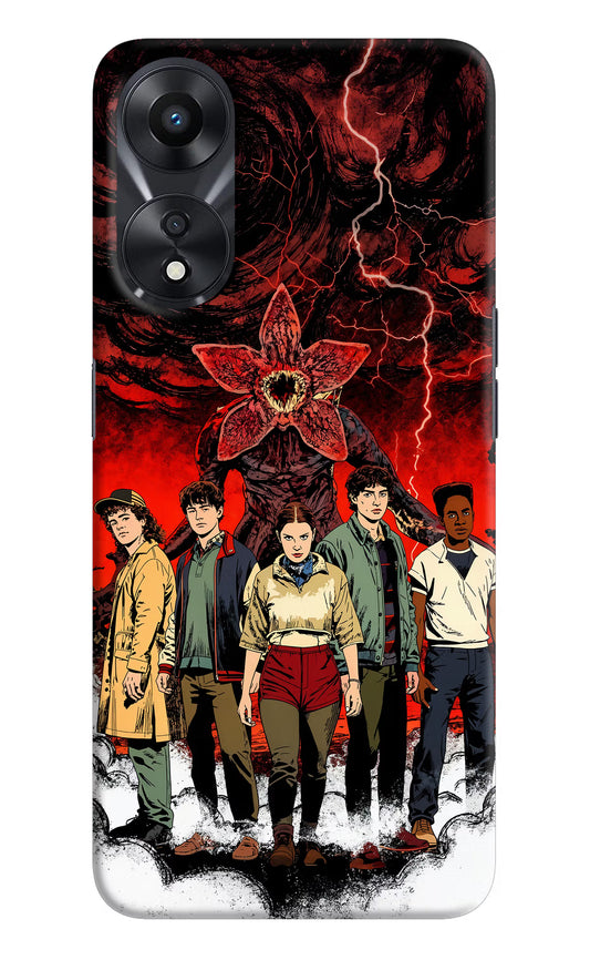 Ordinary Things Characters Oppo A78 5G Hard Case Back Cover by Casekaro