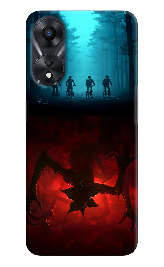 Ordinary Things Downside Up Oppo A78 5G Hard Case Back Cover by Casekaro