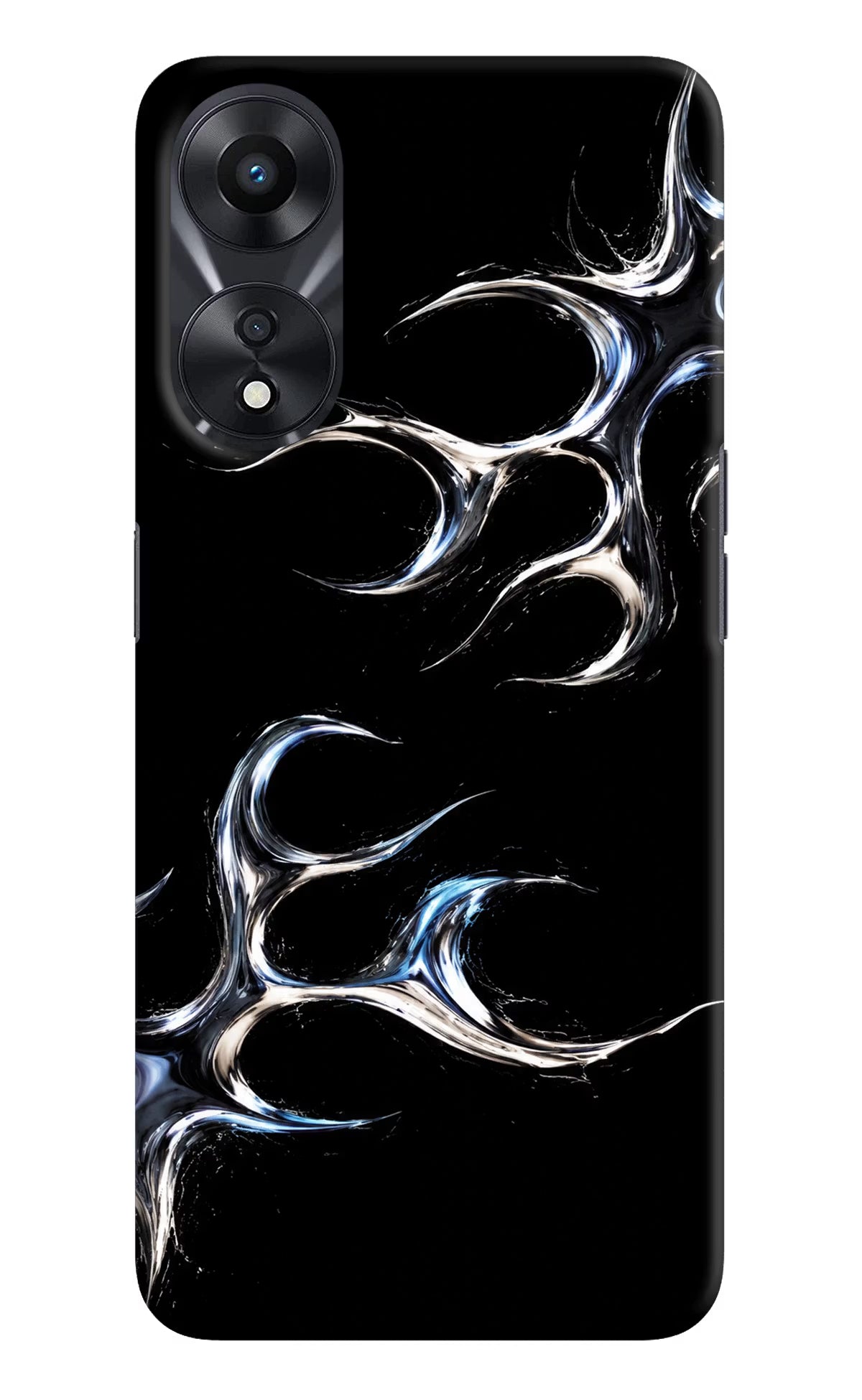 Chrome Tribal Oppo A78 5G Hard Case Back Cover by Casekaro
