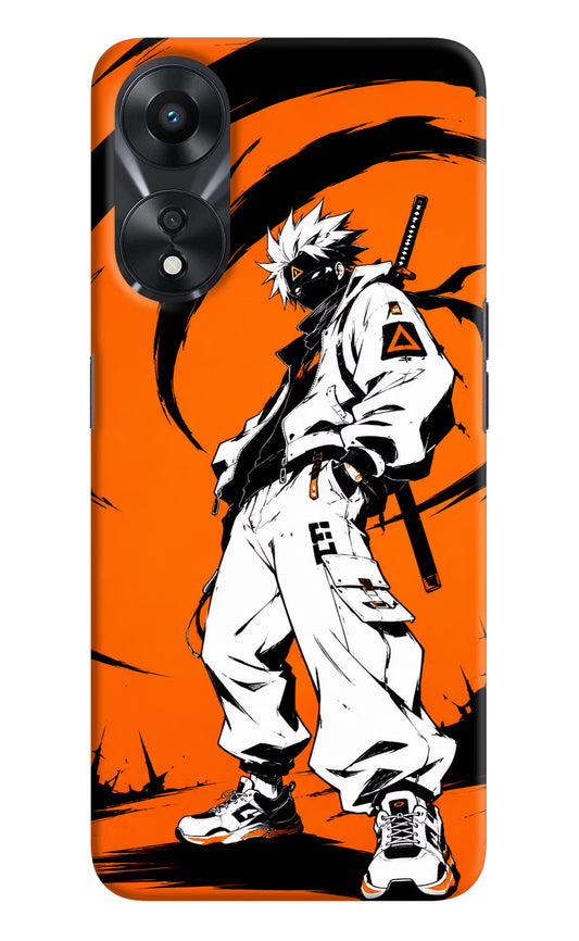 Street Samurai  Oppo A78 5G Hard Case Back Cover by Casekaro