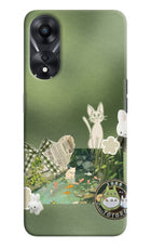 Aesthetic anime Oppo A78 5G Hard Case Back Cover by Casekaro