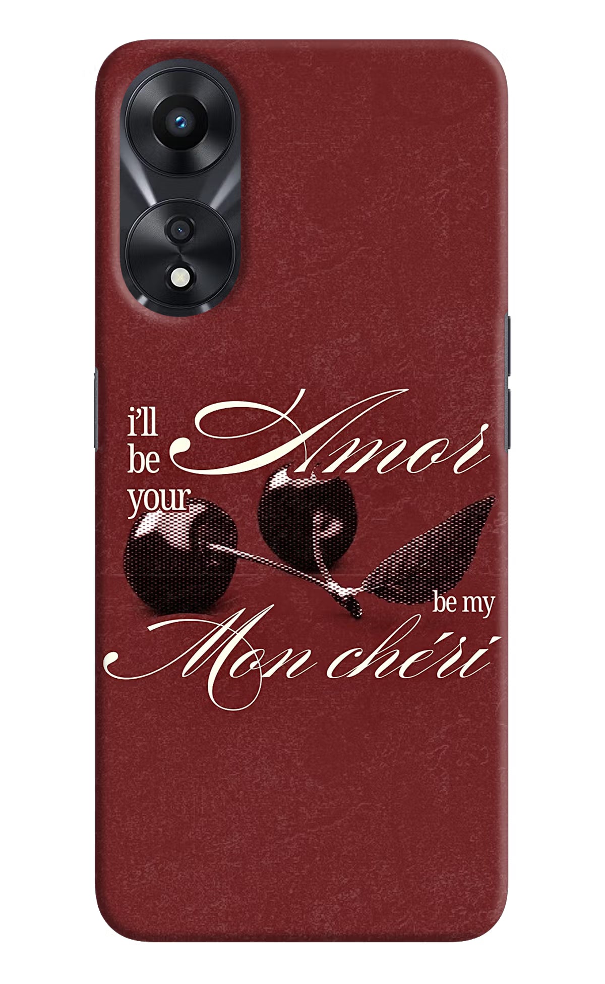 Velvet Cherry Oppo A78 5G Back Cover