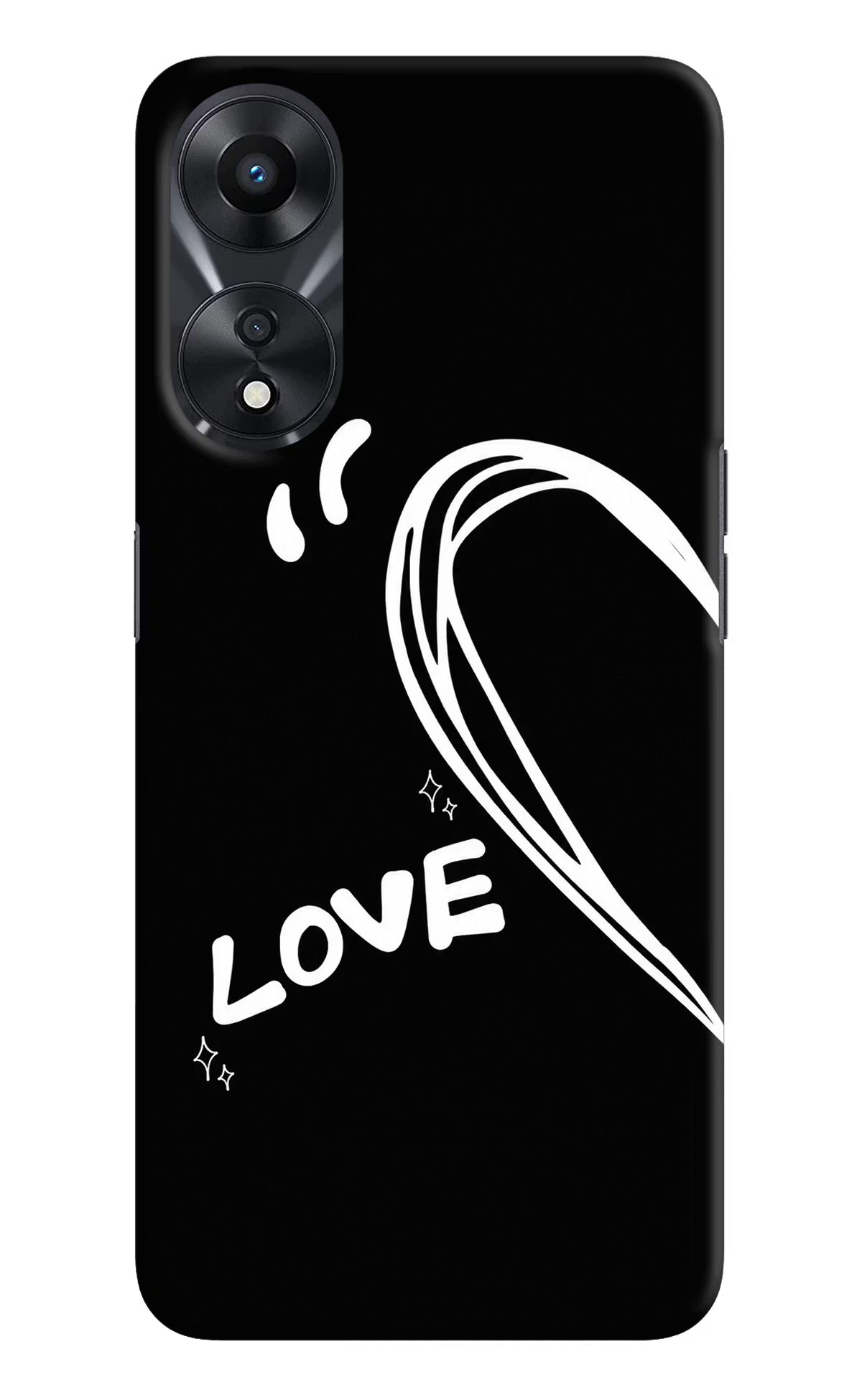 Love Line Oppo A78 5G Back Cover