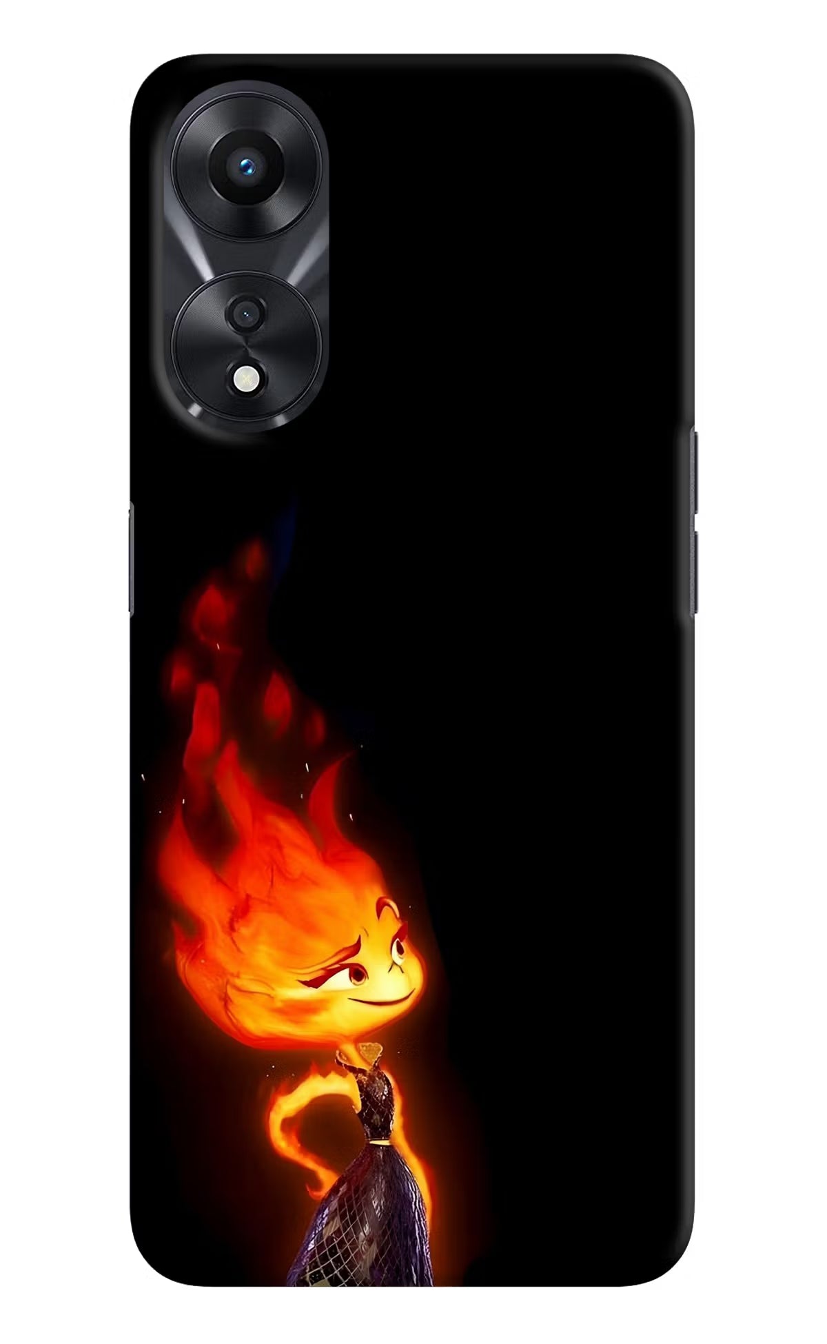 Ember Flame Oppo A78 5G Back Cover