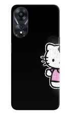 Kitty Charm Oppo A78 5G Hard Case Back Cover by Casekaro