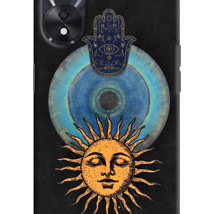 Divine Sun Oppo A78 5G Hard Case Back Cover by Casekaro