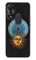 Divine Sun Oppo A78 5G Hard Case Back Cover by Casekaro