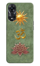 Om & Lotus Oppo A78 5G Back Cover