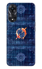 Koi Blue Oppo A78 5G Back Cover