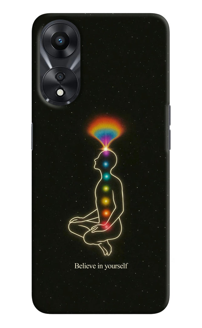 Believe in yourself Oppo A78 5G Hard Case Back Cover by Casekaro