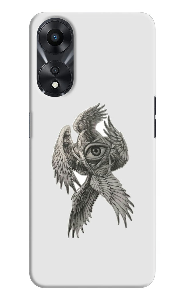 Accurate Angel Oppo A78 5G Hard Case Back Cover by Casekaro