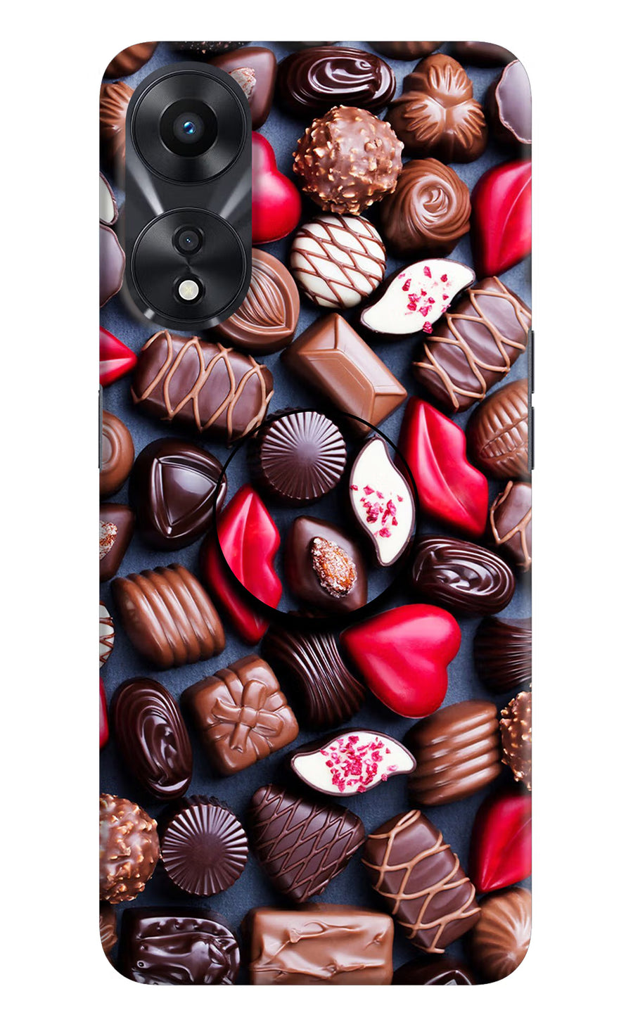 Chocolates Oppo A78 5G Pop Case, Hard case