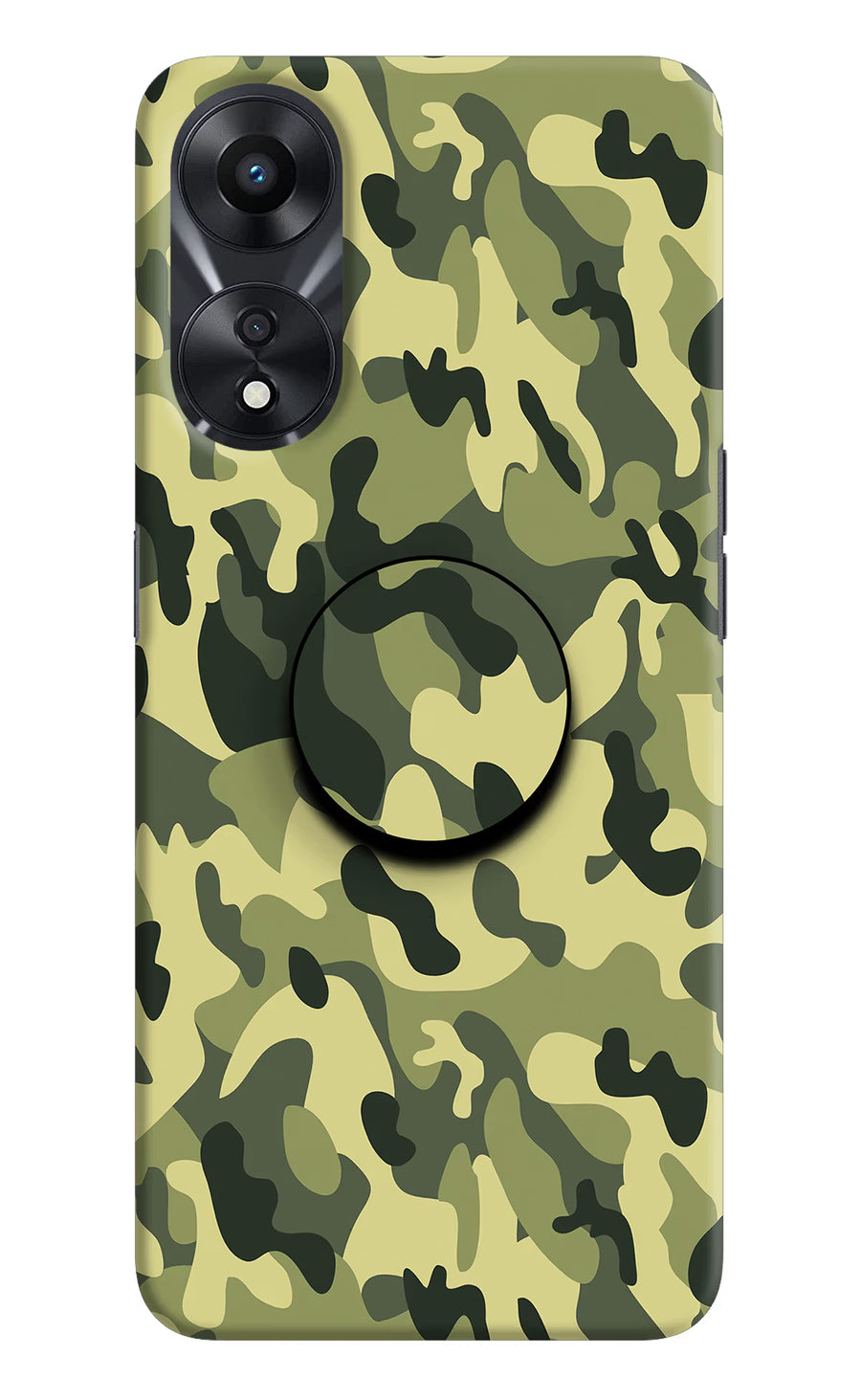 Camouflage Oppo A78 5G Pop Case, Hard case