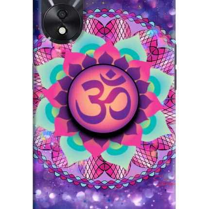 Om Purple Oppo A78 5G Pop Case by Casekaro