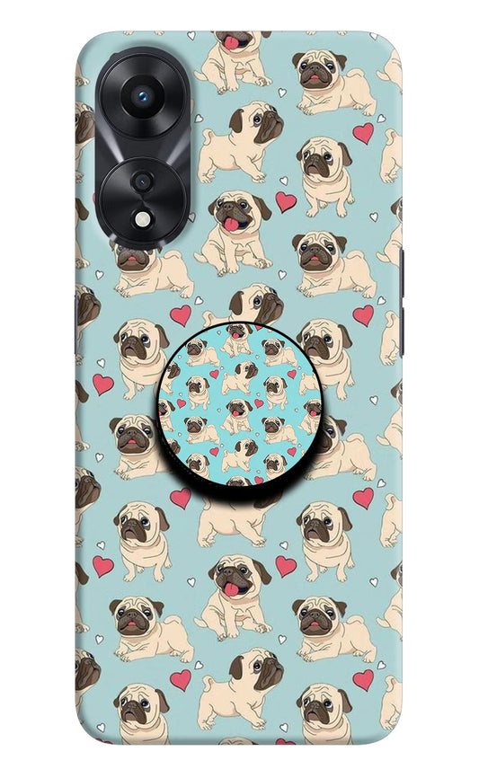Pug Dog Oppo A78 5G Pop Case by Casekaro